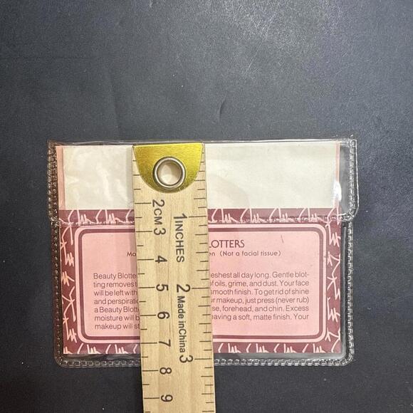 Vintage Mary Kay Beauty Blotters OIL-ABSORBING TISSUES 100% Linen 1 Pack - Picture 5 of 6
